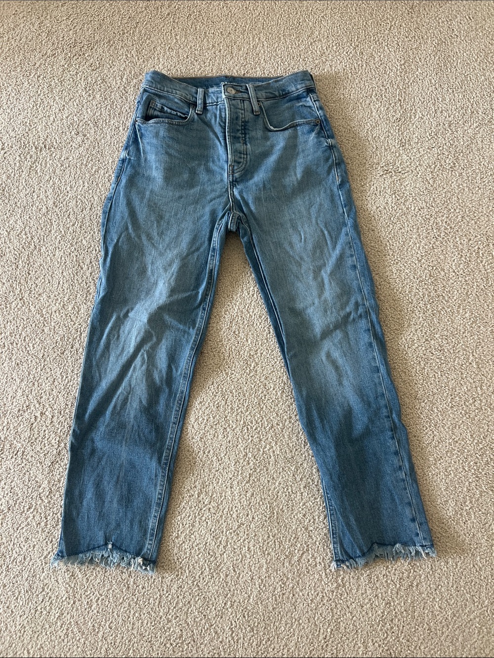 Old Navy Light Blue Straight Leg Women's Jeans